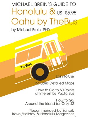 cover image of Michael Brein's Guide to Honolulu by Public Bus